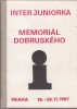 Inter Juniorka Memoriál Dobruského Praha 18. - 28.11.1987