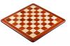 Chessboard 58 field round corners redwood