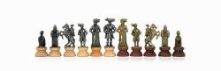 Chess Men Metal Wood Lansquenet