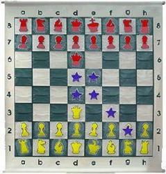 ECI Nástěnná šachová souprava MAXI zasouvací